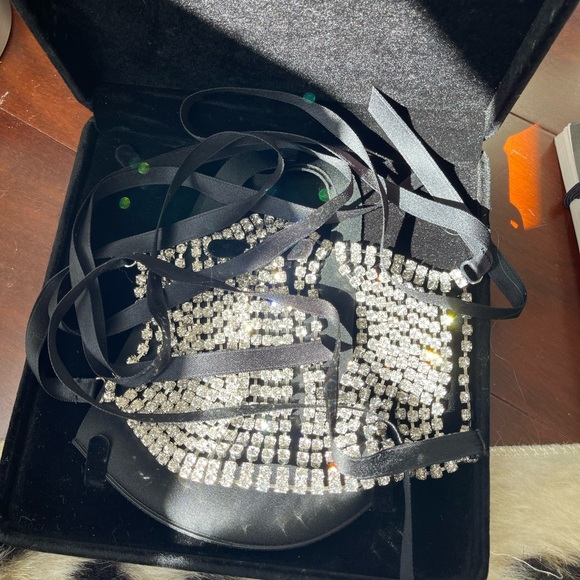 AREA NYC 💎 CRYSTAL FACE MASK 💎 SOLD OUT 💎 NEVER WORN - Picture 10 of 12